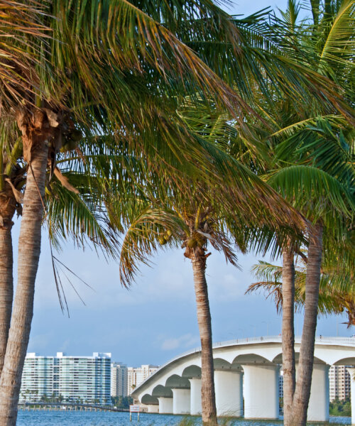 A photo of the Ringling Causeway in Sarasota, Florida